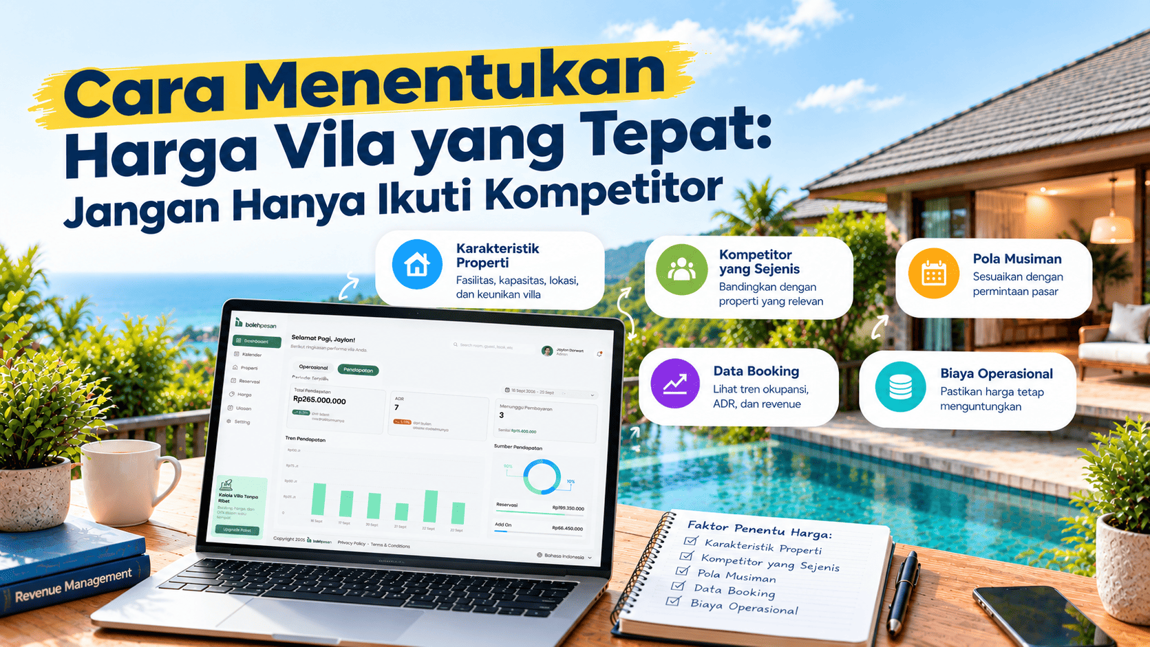 Cara Menentukan Harga Vila yang Tepat: Jangan Hanya Ikuti Kompetitor