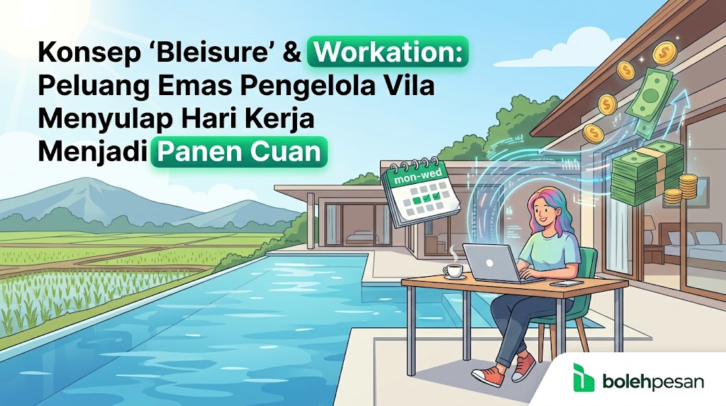 Konsep "Bleisure" & Workation: Peluang Emas Pengelola Vila Menyulap Hari Kerja Menjadi Panen Cuan
