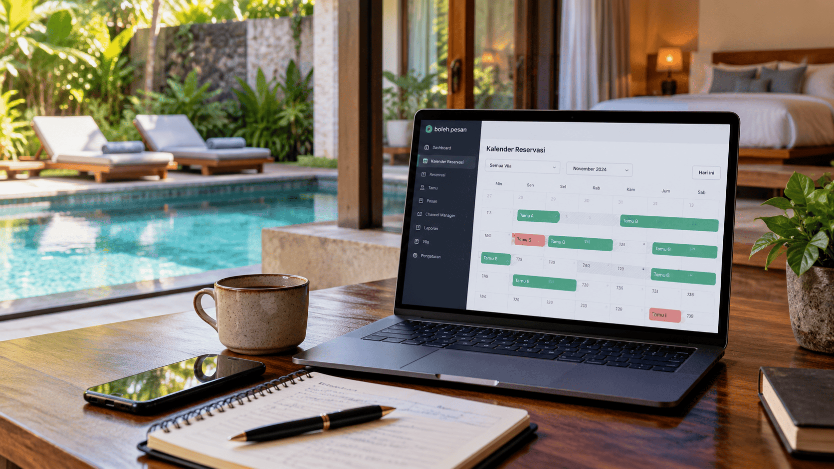 Bisnis Vila Bukan Sekadar Menunggu Booking Masuk