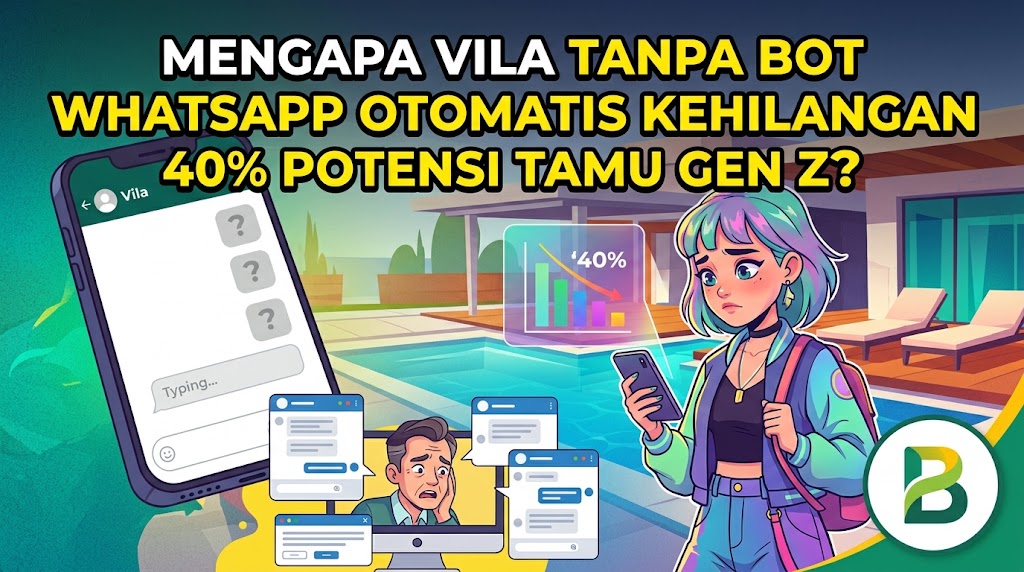 Mengapa Vila Tanpa Bot WhatsApp Otomatis Kehilangan 40% Potensi Tamu Gen Z?
